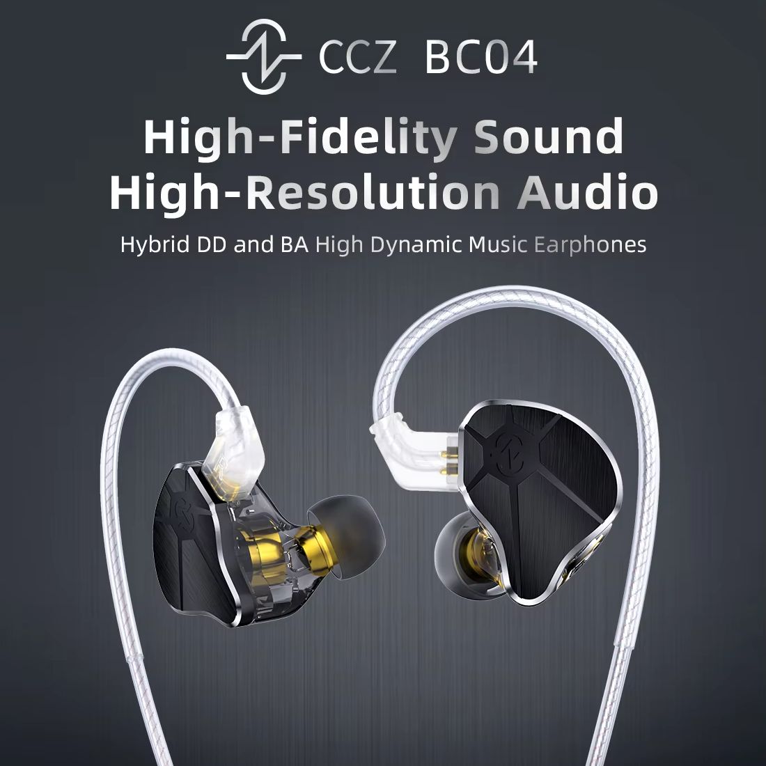 CCZ BC04 1DD+1BA Hybrid IEM He - Office Technologies ulasan dan harga