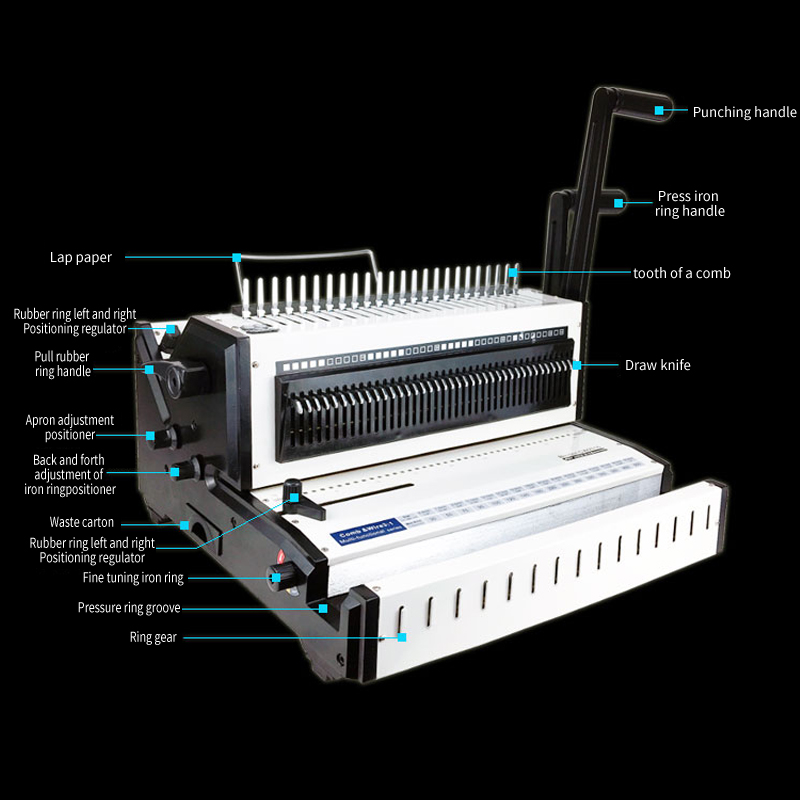 3 in 1 Binding  Machine Wire O - Binding Machine Comb ulasan dan harga