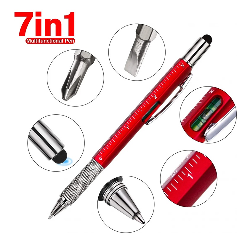 7 In 1 Multifunction Ballpoint - Office Technician ulasan dan harga
