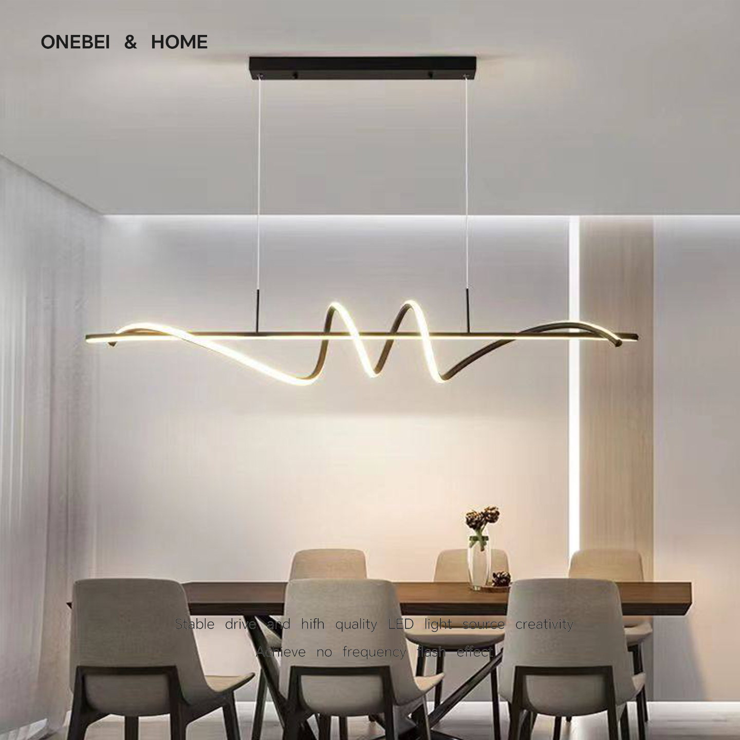 Modern LED Rotating Pendant La - Office Technician ulasan dan harga