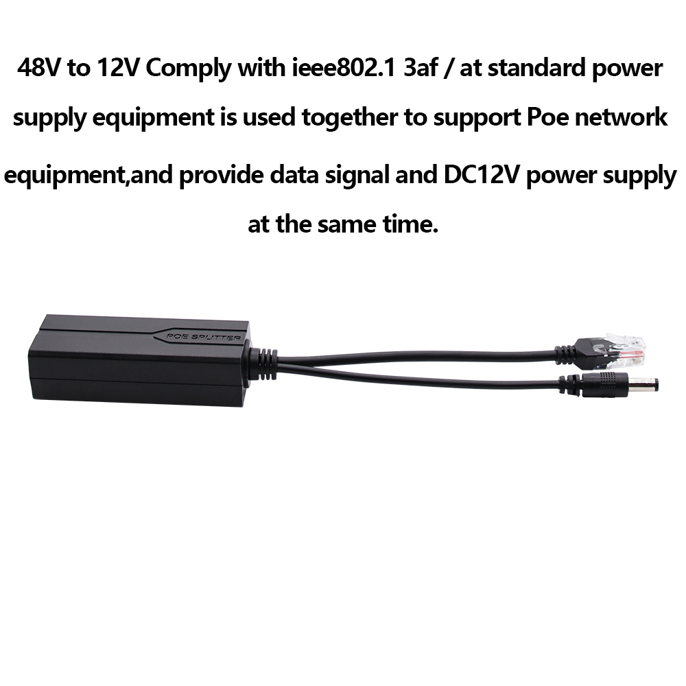 POE Splitter 48V to 12V/5V IEE - Power Over Ethernet ulasan dan harga