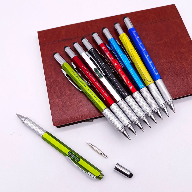 6-in-1 Multifunction Ballpoint - Office Technician ulasan dan harga