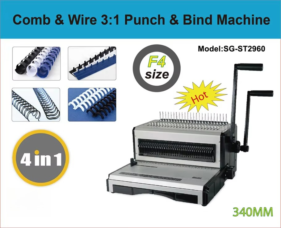SG-ST2960 Comb and Wire Bindin - Binding Machine Comb ulasan dan harga