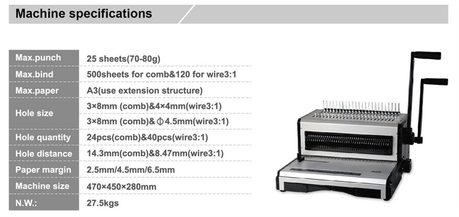 SG-ST2960 Comb and Wire Bindin - Binding Machine Comb ulasan dan harga